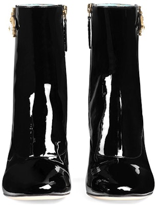 (Women) Gucci Leather Ankle Boot with Bee Detail 'Black' 475831-BNC00-1000 Lookbook (Women) Gucci Leather Ankle Boot with Bee Detail 'Black' 475831-BNC00-1000