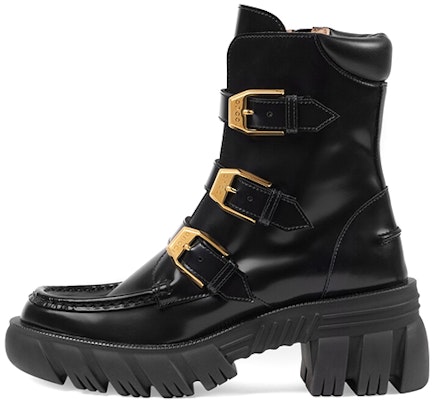 (Women) Gucci Leather Ankle Boots 'Black' 663590-DKSD0-1000 Buy (Women) Gucci Leather Ankle Boots 'Black' 663590-DKSD0-1000