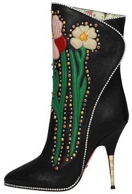 (Women) Gucci Leather Ankle Boots 'Black Fashion Casual' 488331-0DR10-1093 Buy (Women) Gucci Leather Ankle Boots 'Black Fashion Casual' 488331-0DR10-1093