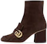 Buy (Women) Gucci Leather Ankle Boots 'Brown' 408210-C2000-2140