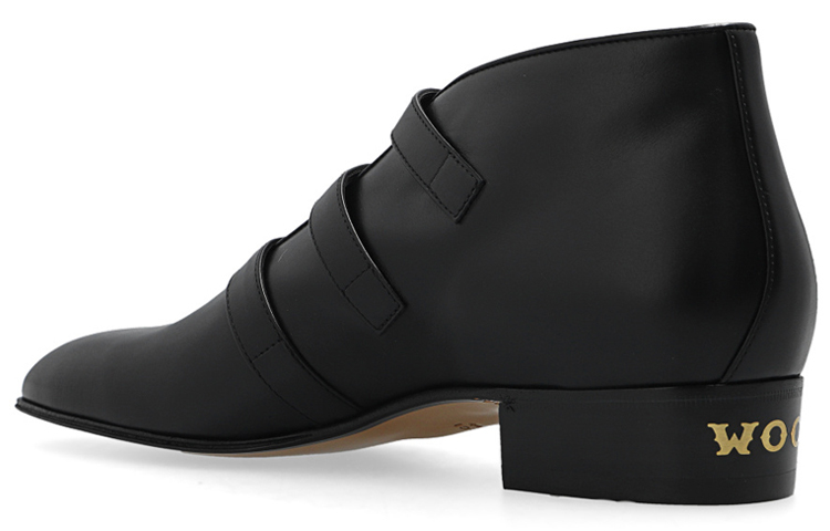 Lookbook (W) Gucci Lederstiefeletten ''Fashion Buckle Schwarz'' 699477-06F00-1000
