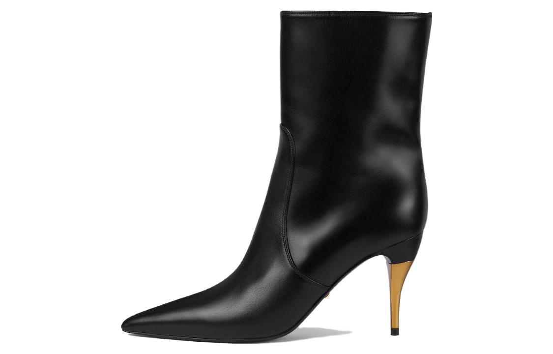 (Women) Gucci Leather Ankle Boots 'Simplistic Trend Black' 761988-AACG4-1000