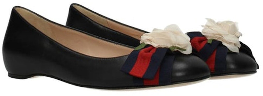 (Women) Gucci Leather Ballet Flat 'Black Fashion' 453432-CQXS0-1061 Order (Women) Gucci Leather Ballet Flat 'Black Fashion' 453432-CQXS0-1061