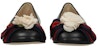 (W) Ballet Flat Kulit Gucci 'Fesyen Hitam' 453432-CQXS0-1061