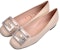 (W) Gucci Ballet Flat Kulit dengan Kristal G 'Putih' 551434-C9D00-9526