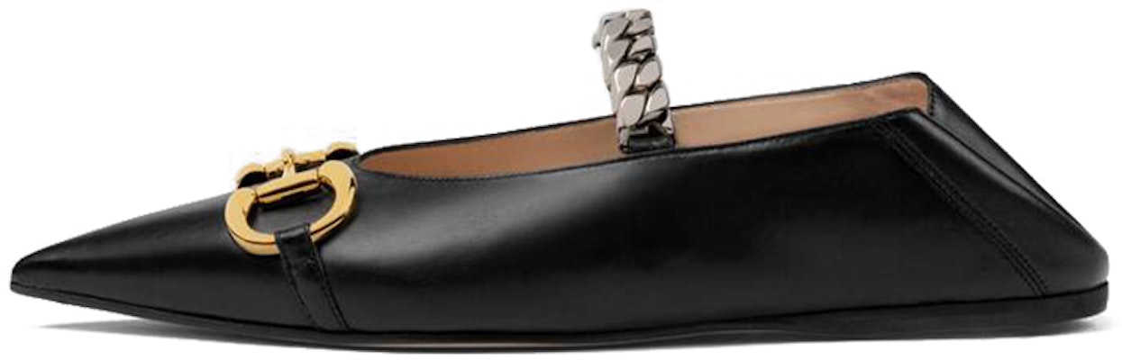 (Women) Gucci Ballet Flat With Horsebit Leather 'Black' 621161-1RH00-1000 Buy (Women) Gucci Ballet Flat With Horsebit Leather 'Black' 621161-1RH00-1000