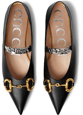 (Women) Gucci Ballet Flat With Horsebit Leather 'Black' 621161-1RH00-1000 Lookbook (Women) Gucci Ballet Flat With Horsebit Leather 'Black' 621161-1RH00-1000