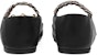 (W) Gucci Ballet Flat Kulit 'Hitam' Dengan Horsebit 621161-1RH00-1000