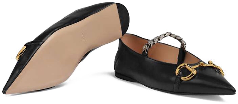 (W) グッチ ホースビット バレエシューズ (黒) 621161-1RH00-1000 Purchase (W) グッチ ホースビット バレエシューズ (黒) 621161-1RH00-1000
