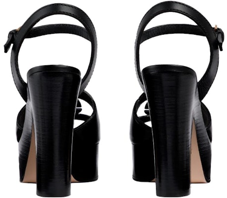 (Women) Gucci Leather Block-Heel Buckle Slide 'Black' 730022-US000-1000 Shop (Women) Gucci Leather Block-Heel Buckle Slide 'Black' 730022-US000-1000