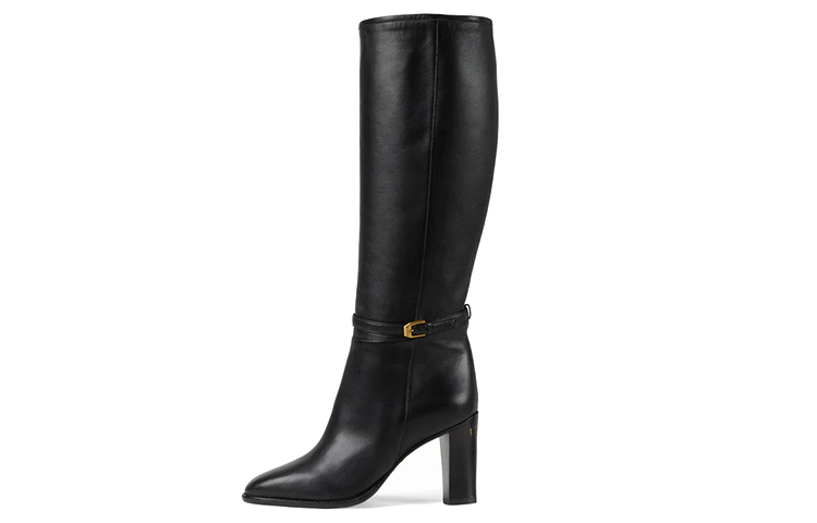 (Women) Gucci Leather Boots 'Black' 658251-BKO00-1000