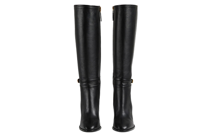 (W) Gucci Leather Boots 'Black' 圖 3