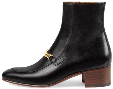 (W) Sepatu Boots Kulit Gucci Rantai G Terkait 'Hitam' 648697-D3V00-1000 Buy (W) Sepatu Boots Kulit Gucci Rantai G Terkait 'Hitam' 648697-D3V00-1000