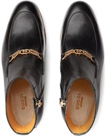 (W) グッチ GGチェーン レザーブーツ (ブラック) 648697-D3V00-1000 Shop (W) グッチ GGチェーン レザーブーツ (ブラック) 648697-D3V00-1000