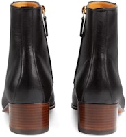 (W) グッチ GGチェーン レザーブーツ (ブラック) 648697-D3V00-1000 Purchase (W) グッチ GGチェーン レザーブーツ (ブラック) 648697-D3V00-1000