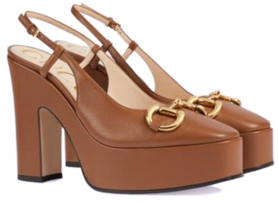 (W) Gucci Cuero Marrón 'Tacon Grueso Horsebit' 723837-BKO00-2535 Lookbook (W) Gucci Cuero Marrón 'Tacon Grueso Horsebit' 723837-BKO00-2535