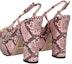 Purchase (W) Gucci Tumit Tinggi Kulit 'Pink' Buckle 723837-19Y00-5815
