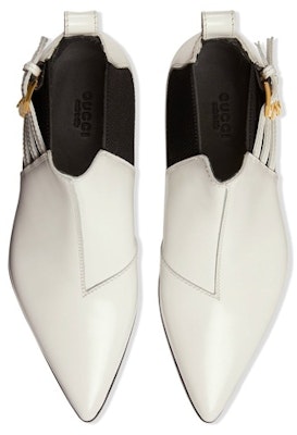(W) Gucci Sepatu Boot dengan Gesper Kulit Ankle 'Putih' 603672-DS8I0-9060 Lookbook (W) Gucci Sepatu Boot dengan Gesper Kulit Ankle 'Putih' 603672-DS8I0-9060