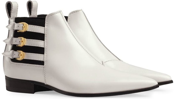 (W) 구찌 화이트 레더 버클 앵클부츠 (Gucci White Leather Buckle Ankle Boots) 603672-DS8I0-9060 Lookbook (W) 구찌 화이트 레더 버클 앵클부츠 (Gucci White Leather Buckle Ankle Boots) 603672-DS8I0-9060