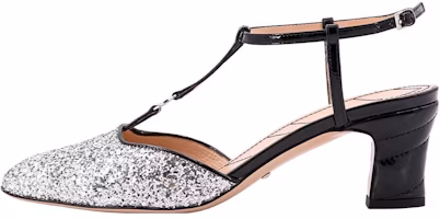 (Women) Gucci Leather Buckle Block Heel 'Silver' 753526-FACCC-8147 (Women) Gucci Leather Buckle Block Heel 'Silver' 753526-FACCC-8147