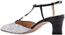 (W) Gucci Kulit Gesper Tumit Blok 'Perak' 753526-FACCC-8147