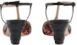 Purchase (W) Gucci Tumit Tinggi Kulit dengan Gesper 'Merah Hitam' 724851-FAA4Y-8649