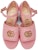 (W) Gucci Kulit Gelang Tumit Tinggi 'Fashion Pink Slide' 658677-BKO60-5815