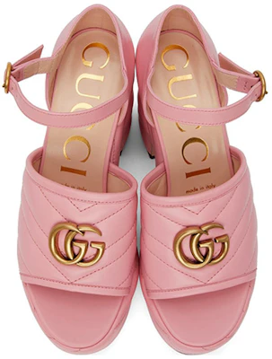 (Women) Gucci Leather Buckle High-Heel 'Fashion Pink Slide' 658677-BKO60-5815 Shop (Women) Gucci Leather Buckle High-Heel 'Fashion Pink Slide' 658677-BKO60-5815