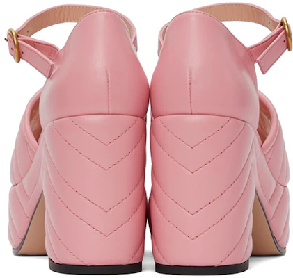 (Women) Gucci Leather Buckle High-Heel 'Fashion Pink Slide' 658677-BKO60-5815 Purchase (Women) Gucci Leather Buckle High-Heel 'Fashion Pink Slide' 658677-BKO60-5815