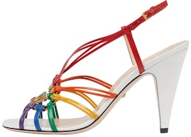 (Women) Gucci Leather Buckle High-Heel 'Fashion Slide' 694863-CQX90-5260 (Women) Gucci Leather Buckle High-Heel 'Fashion Slide' 694863-CQX90-5260