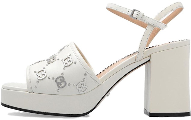 (Women) Gucci Leather Buckle High-Heel 'Fashion Slide Beige' 719844-C9D00-9022 Buy (Women) Gucci Leather Buckle High-Heel 'Fashion Slide Beige' 719844-C9D00-9022