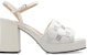 (W) Gucci Kasut Tumit Tinggi Kulit Buckle 'Fashion Slide Beige' 719844-C9D00-9022