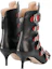 Shop (Women) Gucci Leather Buckle High-Heel Ankle Boot 'Black Red' 452915-C9D10-1092