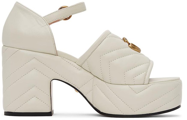 (Women) Gucci Leather Buckle High-Heel Slide 'White Fashion' 658677-BKO60-9050 Order (Women) Gucci Leather Buckle High-Heel Slide 'White Fashion' 658677-BKO60-9050