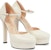 (W) Gucci Kulit Gesper Hujung Runcing Stiletto 'Putih' 738027-C9D00-9022