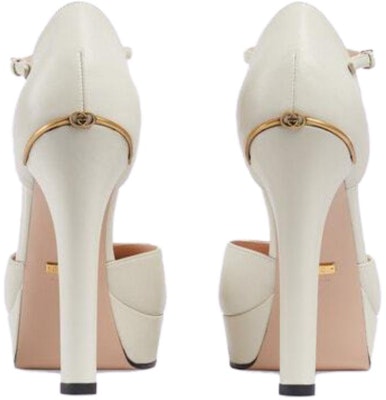 (Women) Gucci Leather Buckle Pointed Toe Stiletto 'White' 738027-C9D00-9022 Lookbook (Women) Gucci Leather Buckle Pointed Toe Stiletto 'White' 738027-C9D00-9022