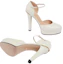 Shop (W) (女性用) グッチレザーバックル ポインテッドトゥ スティレット 'ホワイト' 738027-C9D00-9022 738027-C9D00-9022