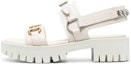 Buy (W) Sandal Fesyen Gucci Kulit Buckle Hujung Bulat 'Putih' 700051-DS8R0-9022