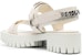 (W) Sandal Fesyen Gucci Kulit Buckle Hujung Bulat 'Putih' 700051-DS8R0-9022