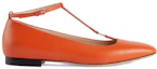 Order (Women) Gucci Leather Buckle Round Toe Flats 'Orange' 723449-BKO00-7519