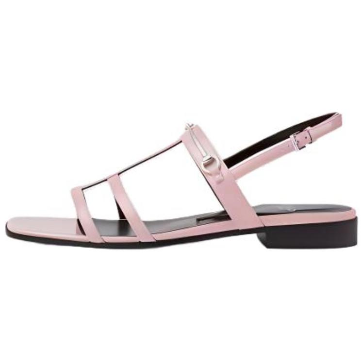 (Women) Gucci Leather Buckle Sandals 'Light Pink' 776648-CLG00-5911