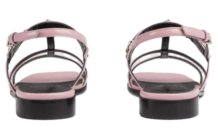 Lookbook (W) グッチ レザーバックルサンダル (ライトピンク) 776648-CLG00-5911