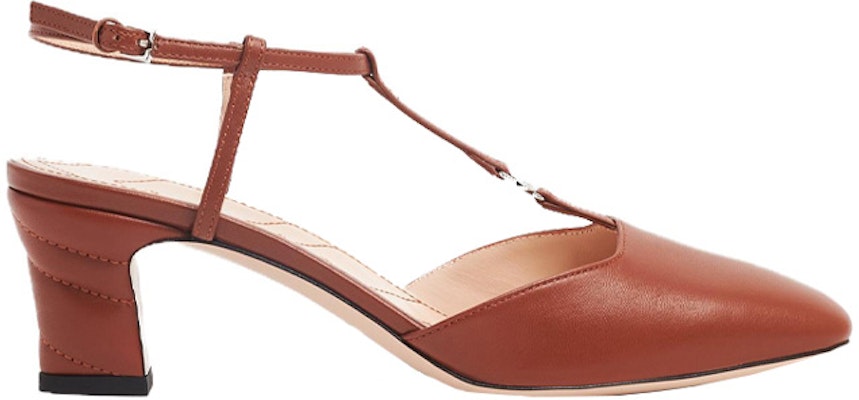 (Women) Gucci Leather Buckle Square-Toe Block Heels 'Brown' 723446-BKO00-2834 Order (Women) Gucci Leather Buckle Square-Toe Block Heels 'Brown' 723446-BKO00-2834