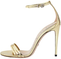(Women) Gucci Leather Buckle Stiletto 'Fashion Sandal Gold' 551213-B8B00-8053 (Women) Gucci Leather Buckle Stiletto 'Fashion Sandal Gold' 551213-B8B00-8053