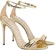 (W) Gucci Sandal Kulit Buckle Stiletto 'Fashion Emas' 551213-B8B00-8053