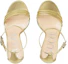 Lookbook (W) Gucci Leren Gesp Stiletto ''Fashion Sandal Goud'' 551213-B8B00-8053