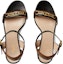 Shop (W) Sandal Fesyen Hitam Gucci Rantai Kulit 655408-CA130-2275
