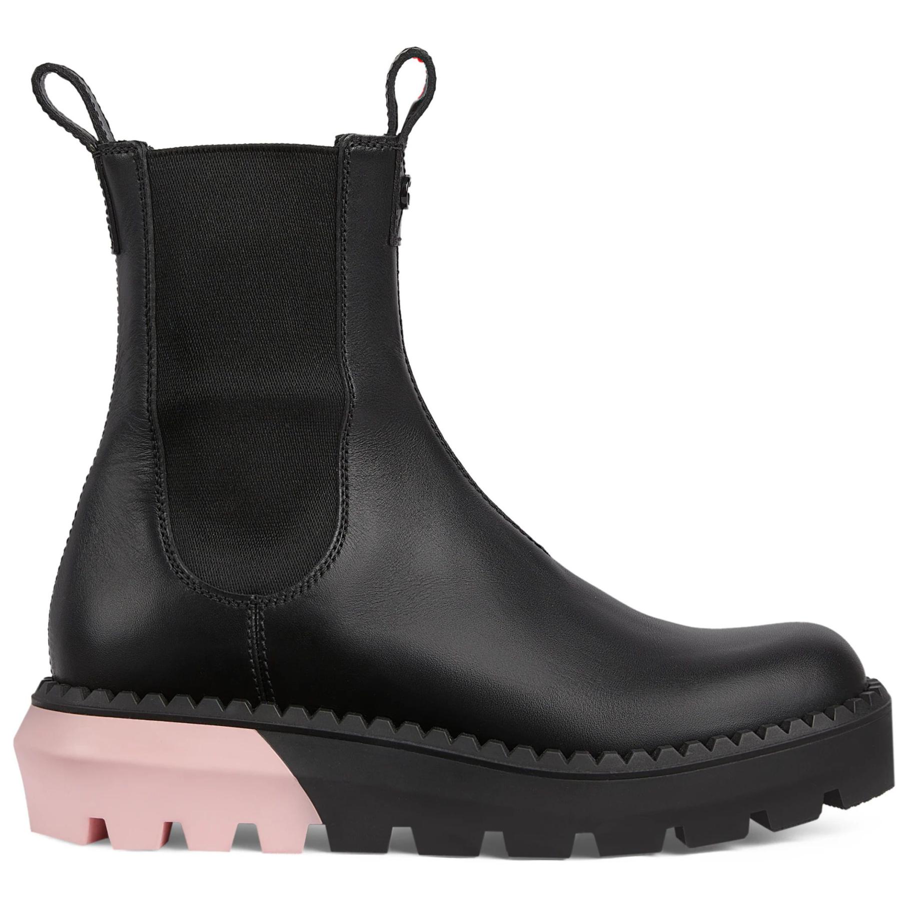 Order (W) 구찌 블랙 레더 첼시 부츠 (Gucci Black Leather Chelsea Boots) 762020-AACM3-1000