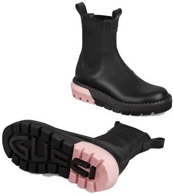 (Women) Gucci Leather Chelsea Boots 'Black Pink' 762020-AACM3-1000 Purchase (Women) Gucci Leather Chelsea Boots 'Black Pink' 762020-AACM3-1000