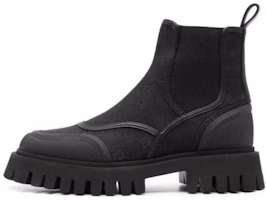 (Women) Gucci Leather Chelsea Boots 'Fashion Versatile Mid-Cut Black' 751711-FABSQ-1000 (Women) Gucci Leather Chelsea Boots 'Fashion Versatile Mid-Cut Black' 751711-FABSQ-1000